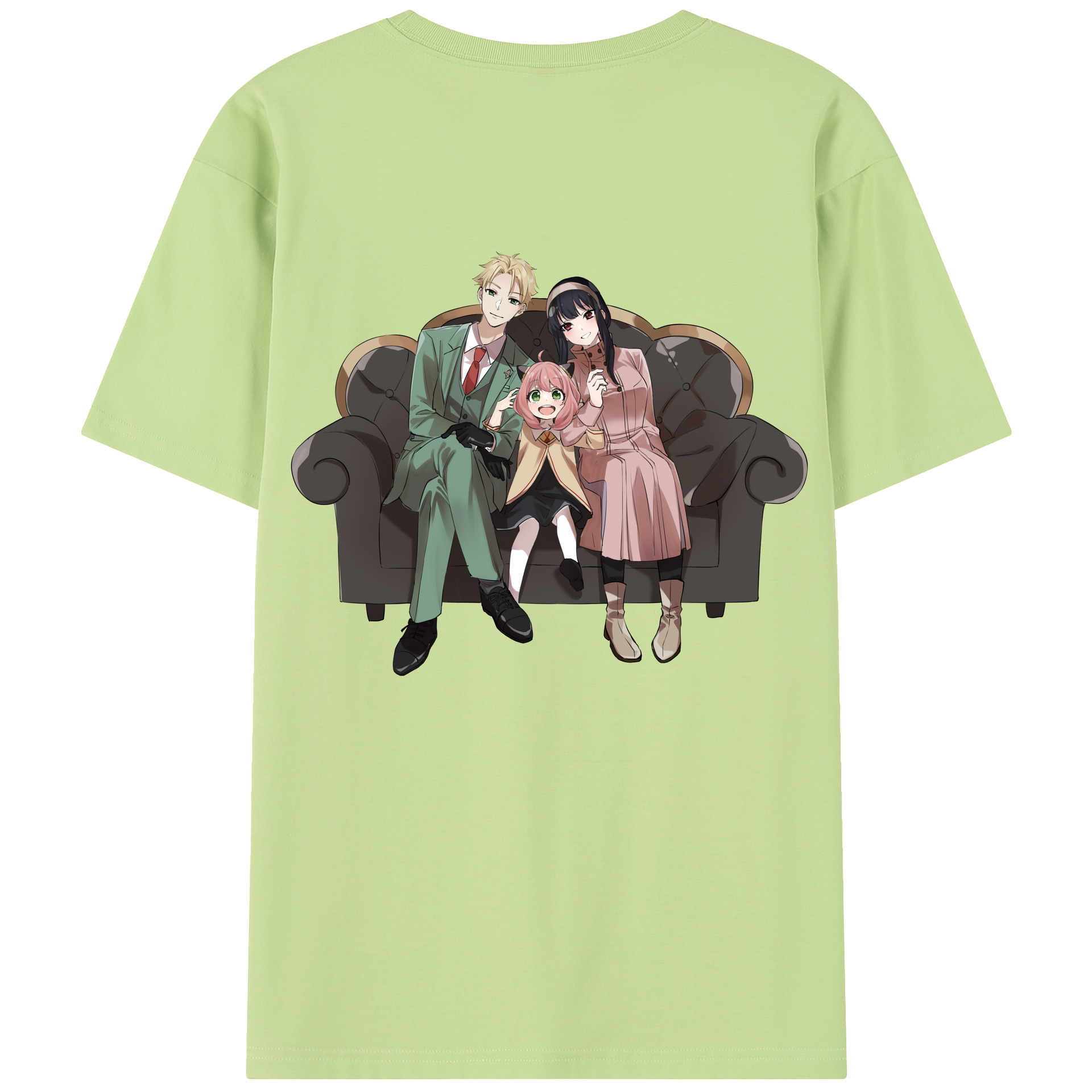 （画像用） SPY×FAMILY间谍家家酒 綿100％半袖Tシャツ（背面プリント）